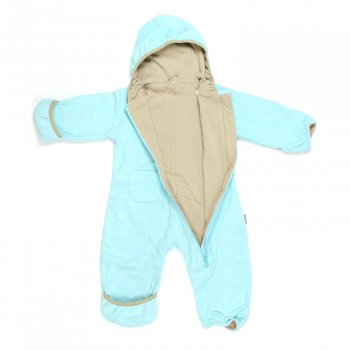 Фото 3 Комбинезон флисовый с капюшоном Randy (голубой) 1419 Huppa 3301AW11-036